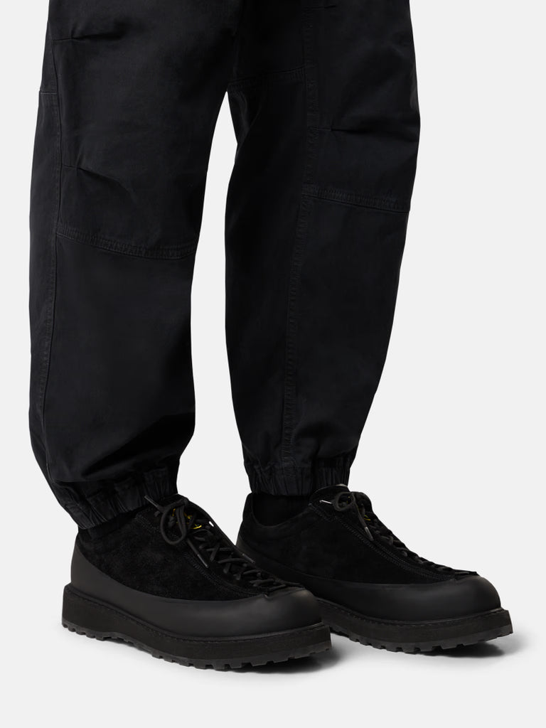 BLACK LACE UP SUEDE SHOES