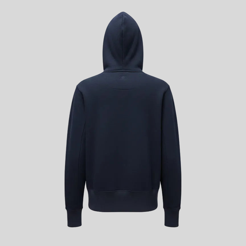 ZIP PARKA SWEATER - NAVY