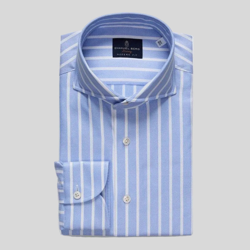 TWILL SHIRT - BRIGHT BLUE